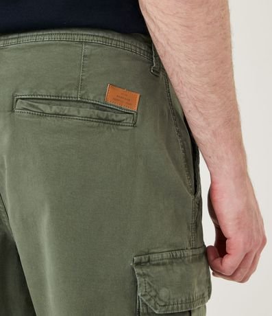 Bermuda Cargo en Algodón con Detalles de Pespunto 5