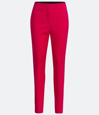 Pantalón Sastrería con Bolsillos Detanteros Sin Estampa 6