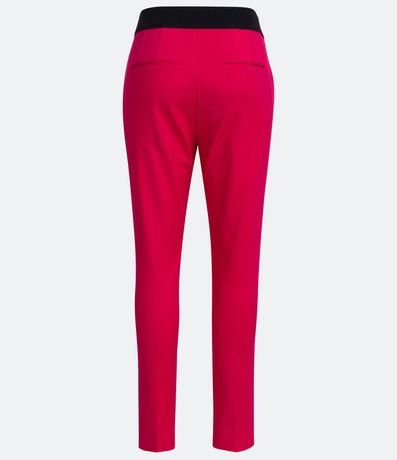 Pantalón Sastrería con Bolsillos Detanteros Sin Estampa 7