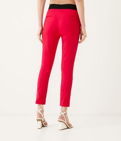 Pantalón Sastrería con Bolsillos Detanteros Sin Estampa 3