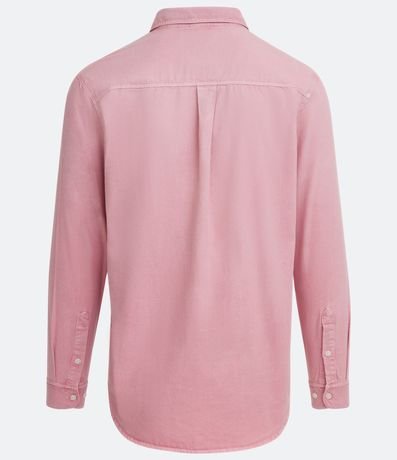 Camisa Manga Larga en Oxford con Efecto Lavado 7