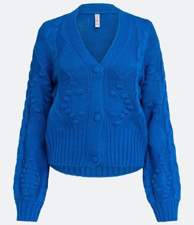 Casaco Corto de Punto con Pontos Diferenciados y Bolinhas 5