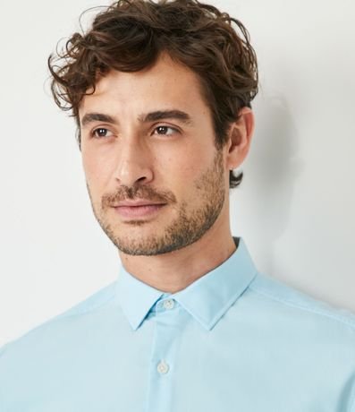 Camisa Slim en Tejido de Bambu Básica 4