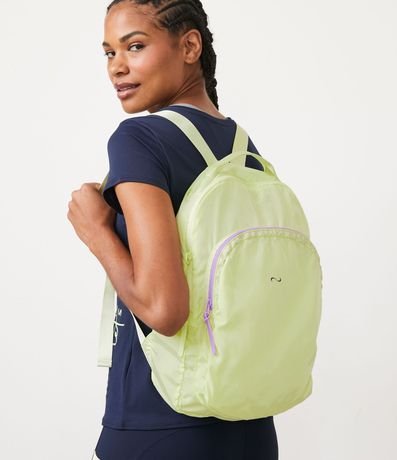 Mochila Grande con Cremallera Contrastante 7