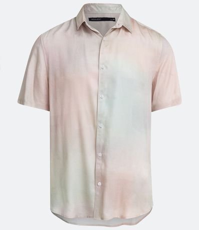 Camisa Slim en Viscosa Texturizada con Efecto Degradado 6