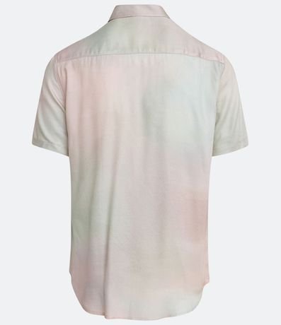 Camisa Slim en Viscosa Texturizada con Efecto Degradado 7