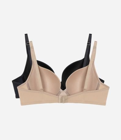 Kit 02 Soutien Base en Microfibra con Copa y Aro 2