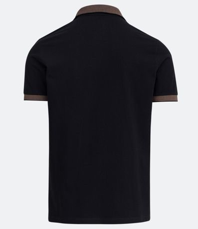 Polo Manga Corta con Cuello Jacquard 6