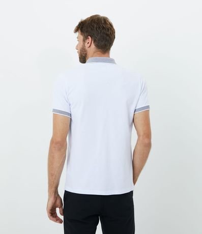 Polo Manga Corta con Cuello Jacquard 3