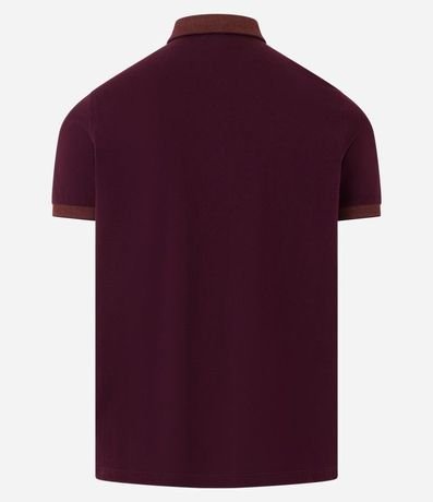 Polo Manga Corta con Cuello Jacquard 7