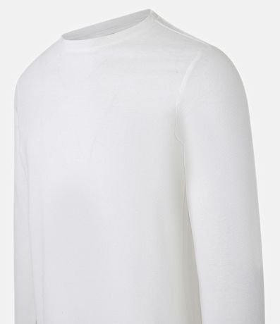 Remera Slim en Algodón con Textura Acanalada 6