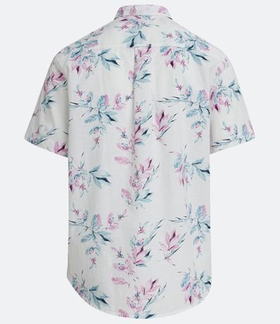 Camisa Comfort en Lino con Estampado Floral 6