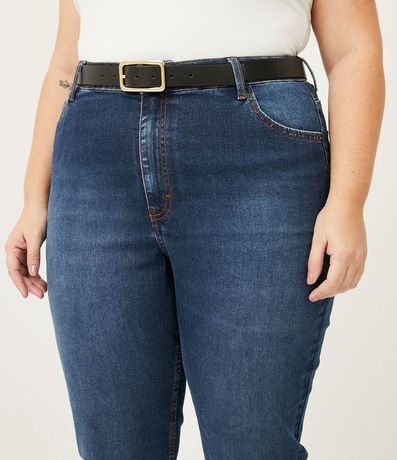 Cinturón estrecho con Hebilla de Metal Rectangular Curve & Plus Size 3