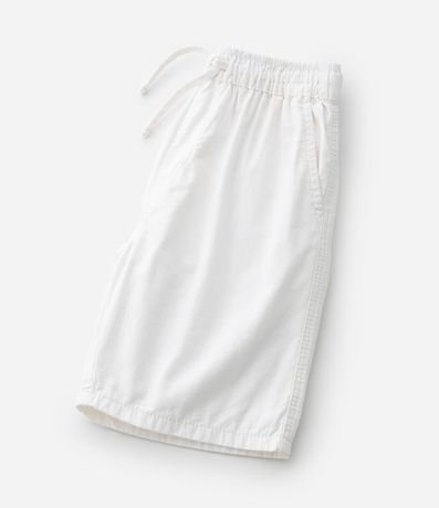 Bermuda Infantil en Sarga con Lazo - Talle 5 a 14 años 5