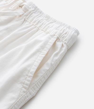 Bermuda Infantil en Sarga con Lazo - Talle 5 a 14 años 6