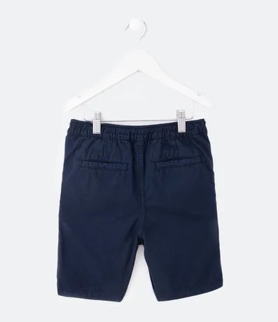 Bermuda Infantil en Sarga con Lazo - Talle 5 a 14 años 2