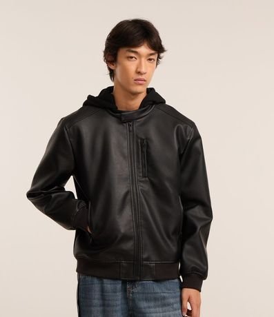 Campera con Capucha y Cierre Frontal 4