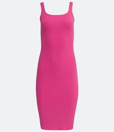 Vestido Midi en Algodón con Escote Cuadrado 5