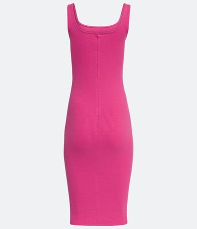 Vestido Midi en Algodón con Escote Cuadrado 6