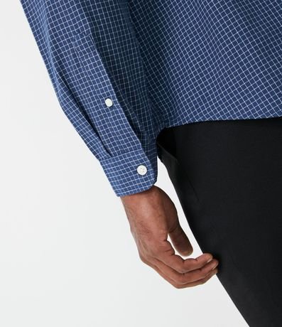 Camisa Comfort en Algodón con Estampado de Cuadros 5
