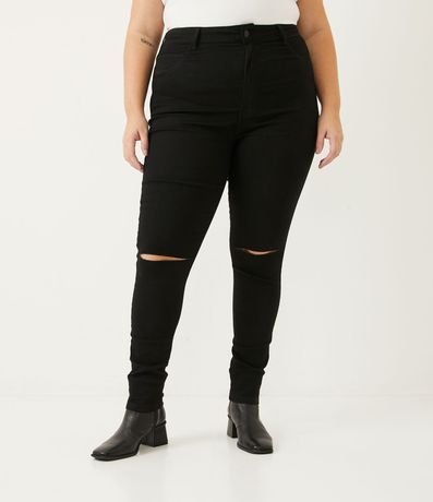 Pantalón Skinny Jeans con Rasgaduras Curve & Plus Size 1