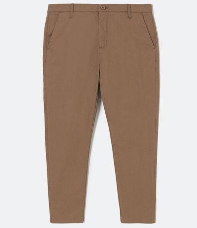 Pantalón en Algodón Fit Cropped 5