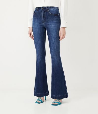 Pantalón Flare Jeans con Bolsillos 2