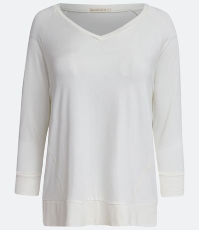 Blusa Básica en Viscosa sin Sisa con Manga 3/4 6