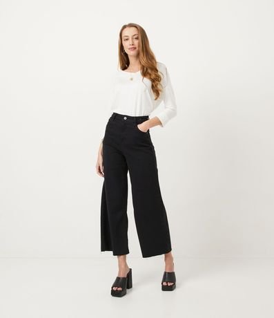 Blusa Básica en Viscosa sin Sisa con Manga 3/4 2
