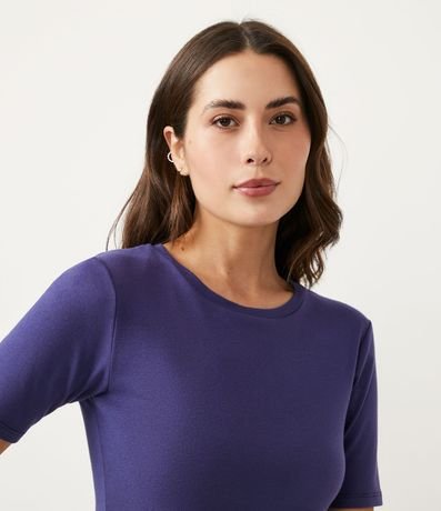 Blusa Básica en Algodón con Manga Corta 4