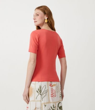 Blusa Básica en Algodón con Manga Corta 3