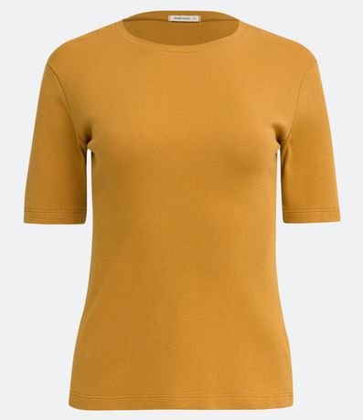 Blusa Básica en Algodón con Manga Corta 6