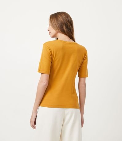 Blusa Básica en Algodón con Manga Corta 3