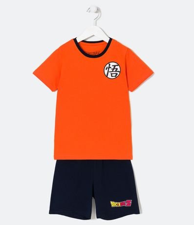 Pijama Corto Infantil con Estampado Dragon Ball - Talle 5 a 14 años 1