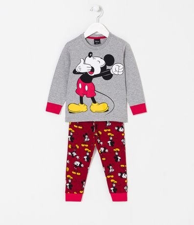 Pijama Largo Infantil con Estampado Mickey - Talle 1 a 4 años 1