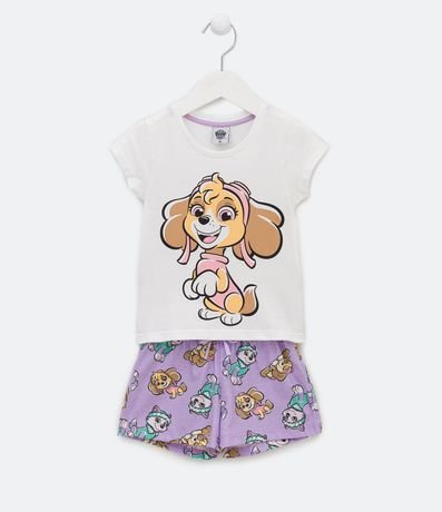 Pijama Corto Infantil con Estampado da Skye Patrulla de Perros - Talle 1 a 4 años 1