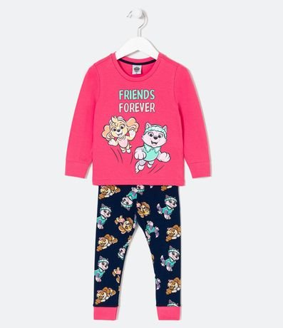 Pijama Largo Infantil con Estampado Patrulla de Perros Friends Forever - Talle 1 a 4 años 1