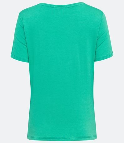 Blusa Básica en Viscosa con Escote V 3