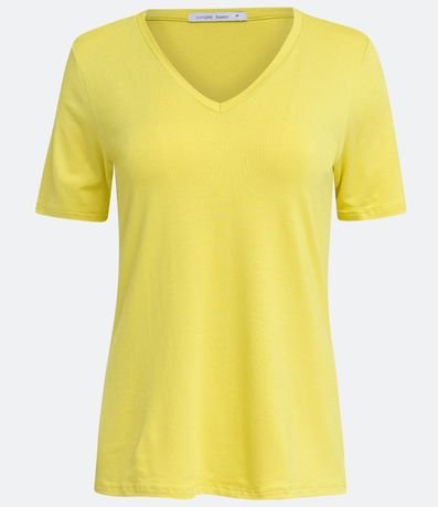 Blusa Básica en Viscosa con Escote V 5