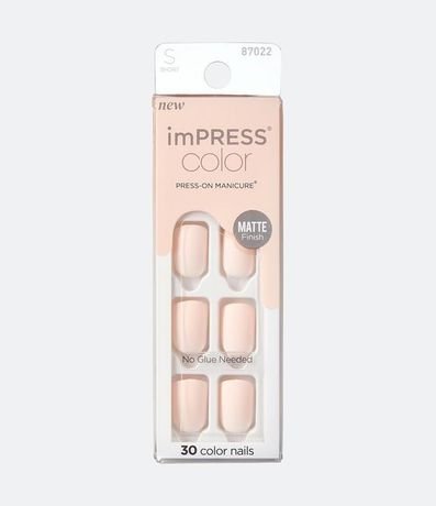 Uñas Autoadhesivas Impress Matte Kiss 3