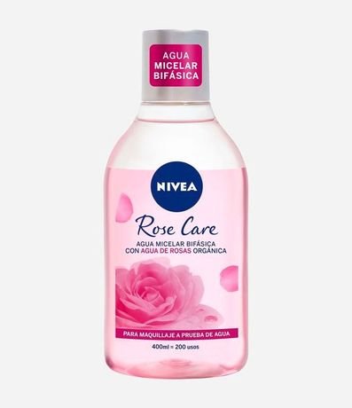 Agua Micelar Nivea Rose Care Bifásica