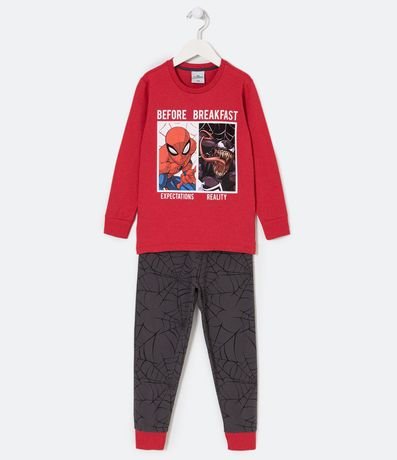 Pijama Largo Infantil con Estampado Spider-Man - Talle 4 a 12 años 1
