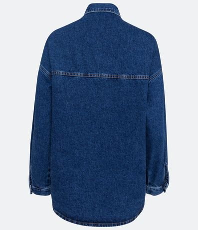 Campera Oversized Jeans con Bolsillos Diferenciados 8