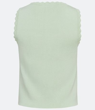 Blusa Musculosa de Punto com Detalle en las Sisas 6