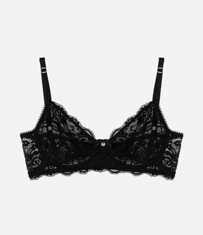 Soutien sin Relleno y con Aro en Encaje de Flores 6