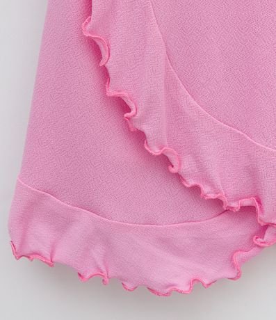 Pollera Infantil en Poliamida con Volados - Talle P al GG 3