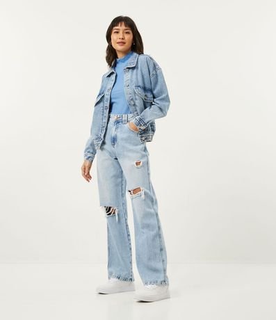 Pantalón años 90 Jeans con Desgastes 1