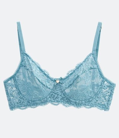 Soutien sin Relleno y con Aro en Encaje de Flores 5