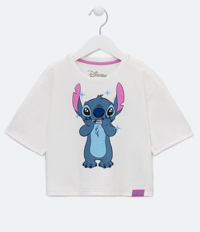 Blusa Cropped Infantil con Estampado Stitch - Talle 5 a 14 años 1