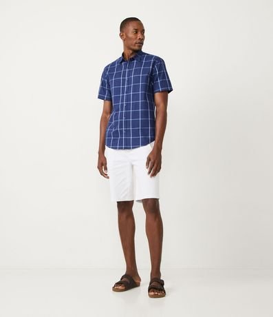 Camisa Comfort en Algodón con Estampado de Cuadros 2